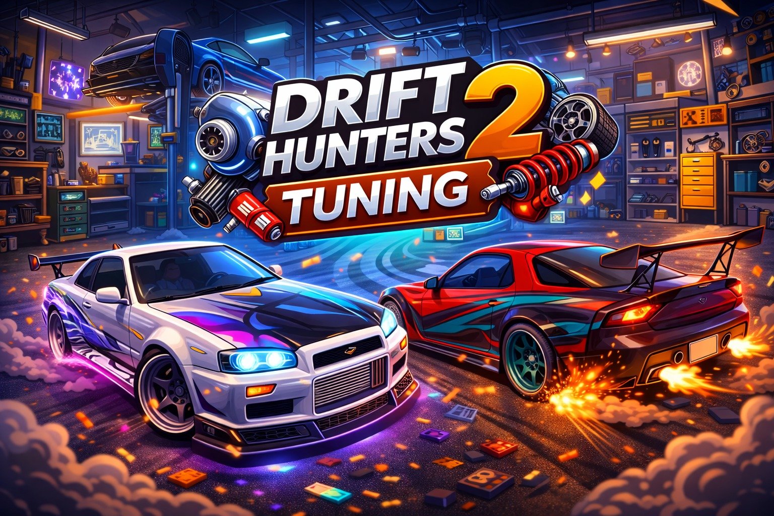 Drift Hunters 2 Gameplay